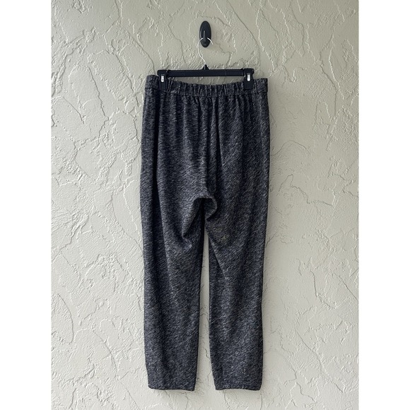 Eileen Fisher Women's Size Small Black White Gray Wool Cotton Blend Jogger Pants - Picture 6 of 13
